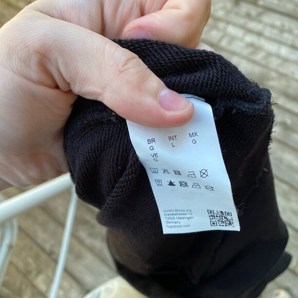 Men's Black Hugo Boss X Ajbxng Relaxed-fit Hoodie Anthony Joshua Boxing AJ - Picture 8 of 9